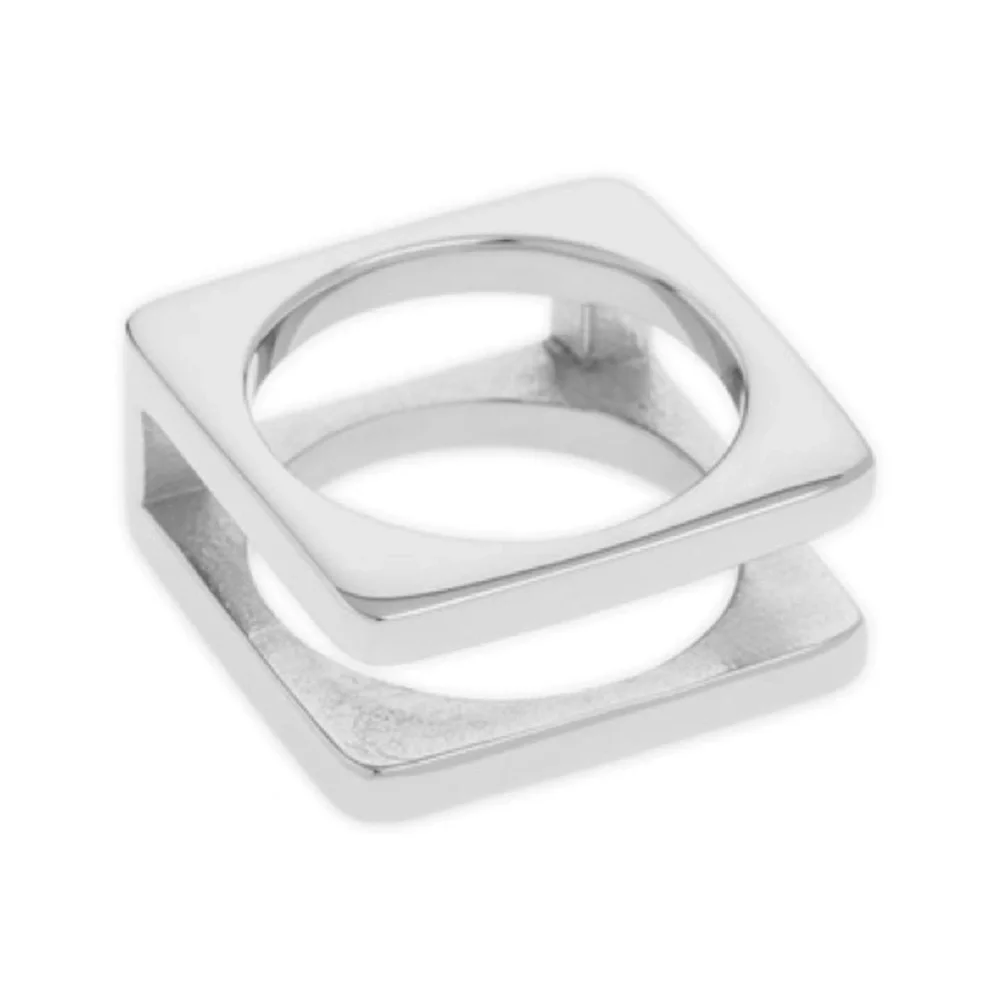 Vitaly Men's Gold Geometric Ring - Picture 4 of 4